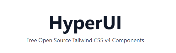 HyperUI: Una colección de componentes Tailwind CSS para tu próximo proyecto